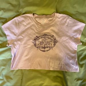 Ralph Lauren Polo jeans company cropped tee.